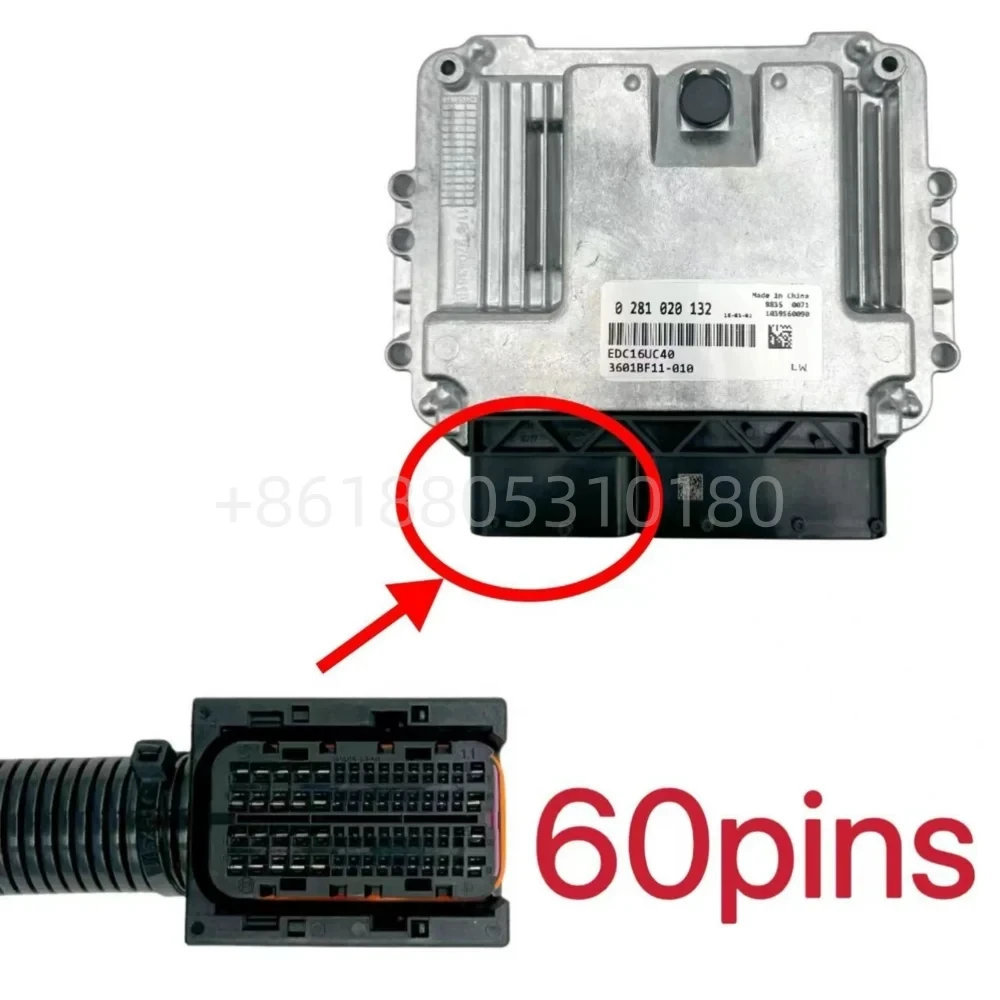 60 pins electrical connector suitable for EDC17 series engine ECU EDC17CV44 39110-02KI0 39110-02SI5
