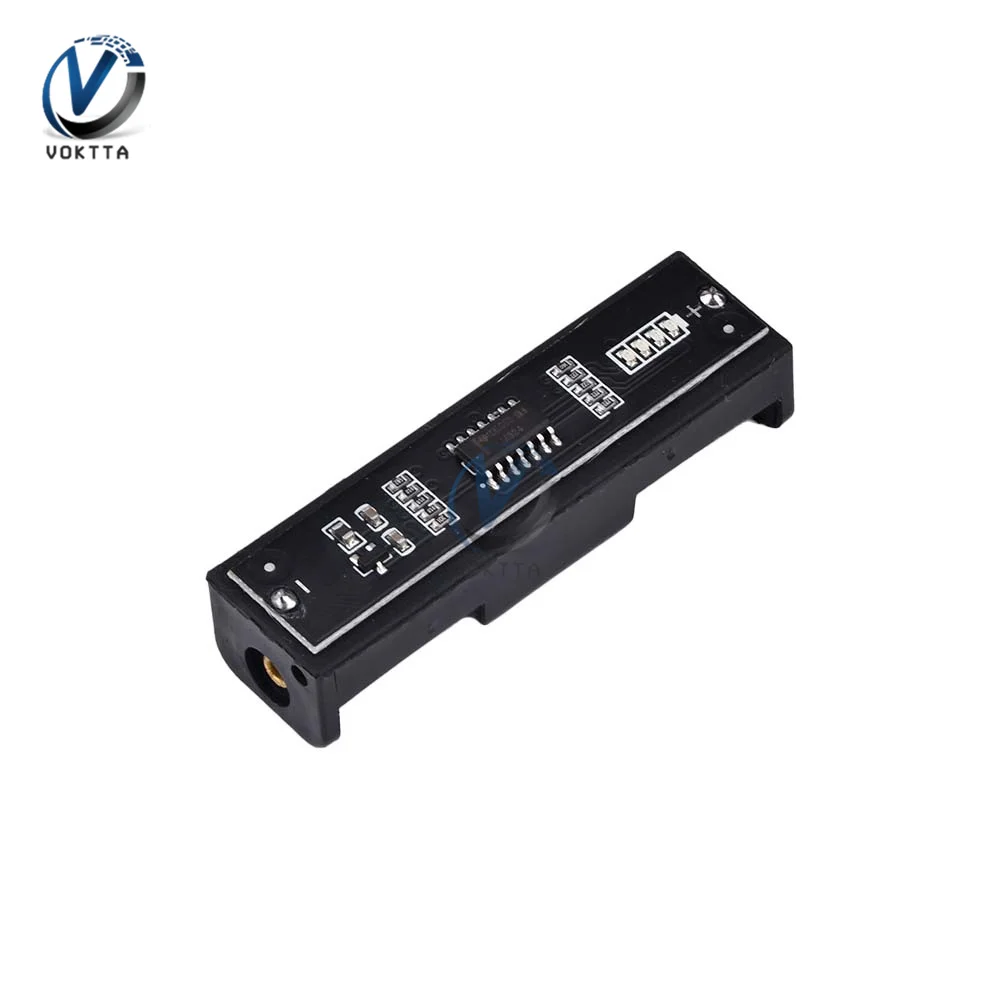 AA AAA Battery Tester Capacity Indicator 18650 Lithium Battery Level Tester Voltage Meter Volt Monitor Detector Storage Box