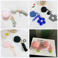 For Anker Soundcore LIFE P2 mini / Liberty 3 Pro / Life NOTE E Case Fashion Flower Lanyard/Cute Bear Silicone Earphone Cover