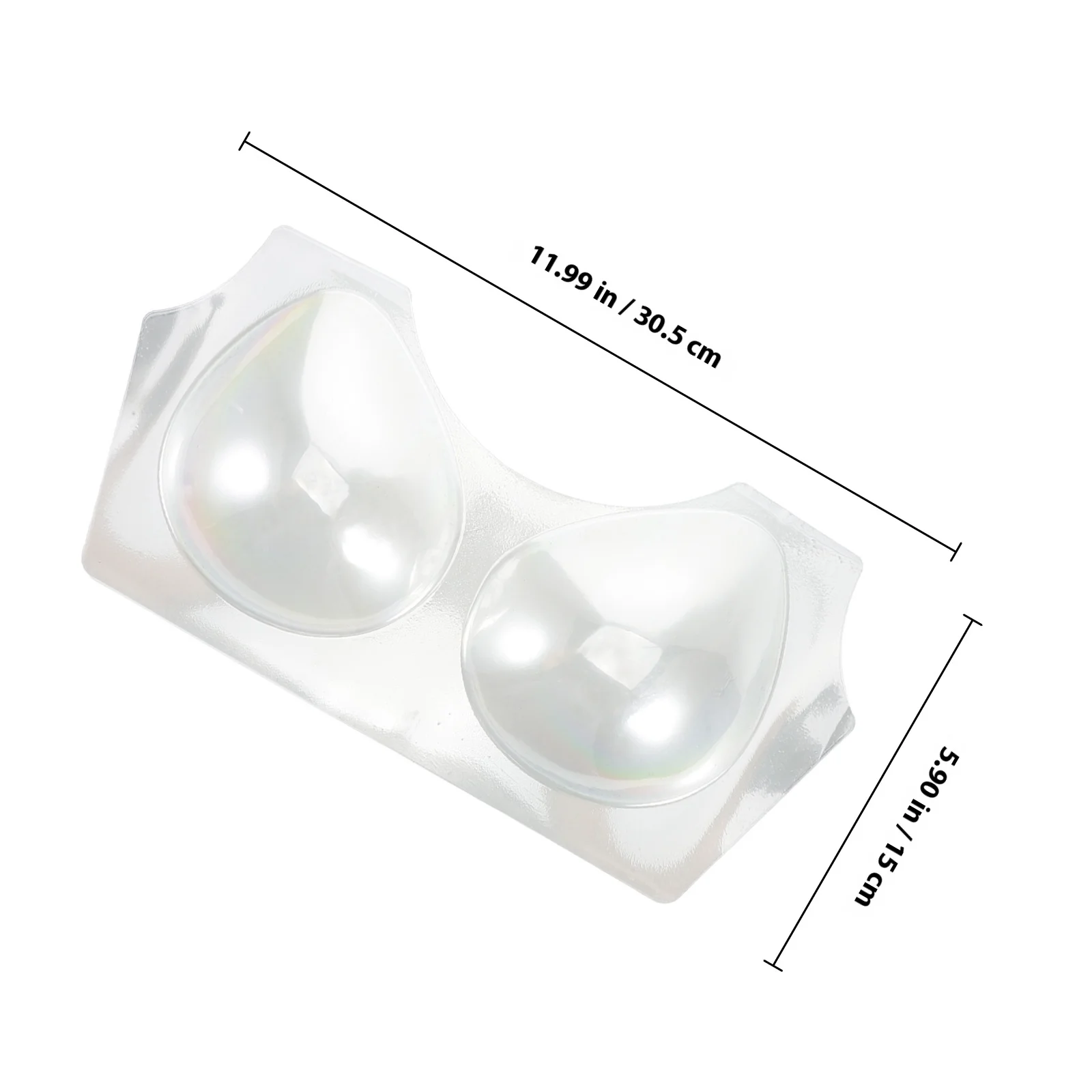 20 stücke PVC Bh Verpackung Shaper Einsatz Kunststoff Form Unterstützung Bh Form Keeper Platte Bademode Bikini Futter Display Verpackung