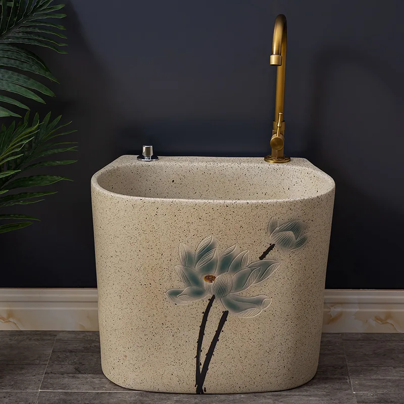 ممسحة حمام السباحة السيراميك المنزلية ممسحة المرحاض بركة شرفة بالوعة في الهواء الطلق غسل ممسحة السيراميك #3