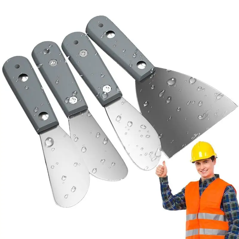 Knife Scraper Spackle Paint For Drywall Finishing Plaster Scraping Decals Wallpaper  with Multipurpose Thick Ergonomic Handle