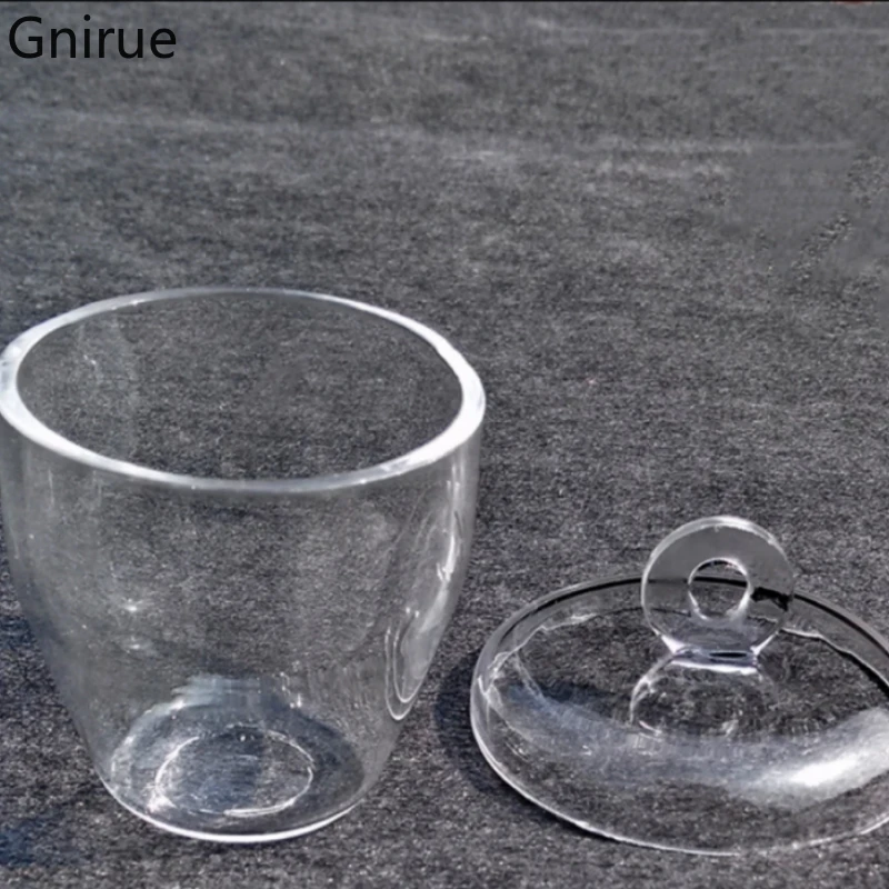 Spot Supply of Transparent Quartz Glass Crucibles with Lids High Temperature/corrosion Resistance Experimental Quality