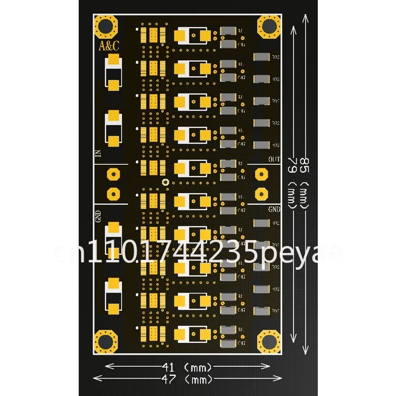 LT3045 alimentatore regolato lineare a bassissimo rumore 10-parallelo 5A con dissipatore di calore uscita 5V/9V/12V per