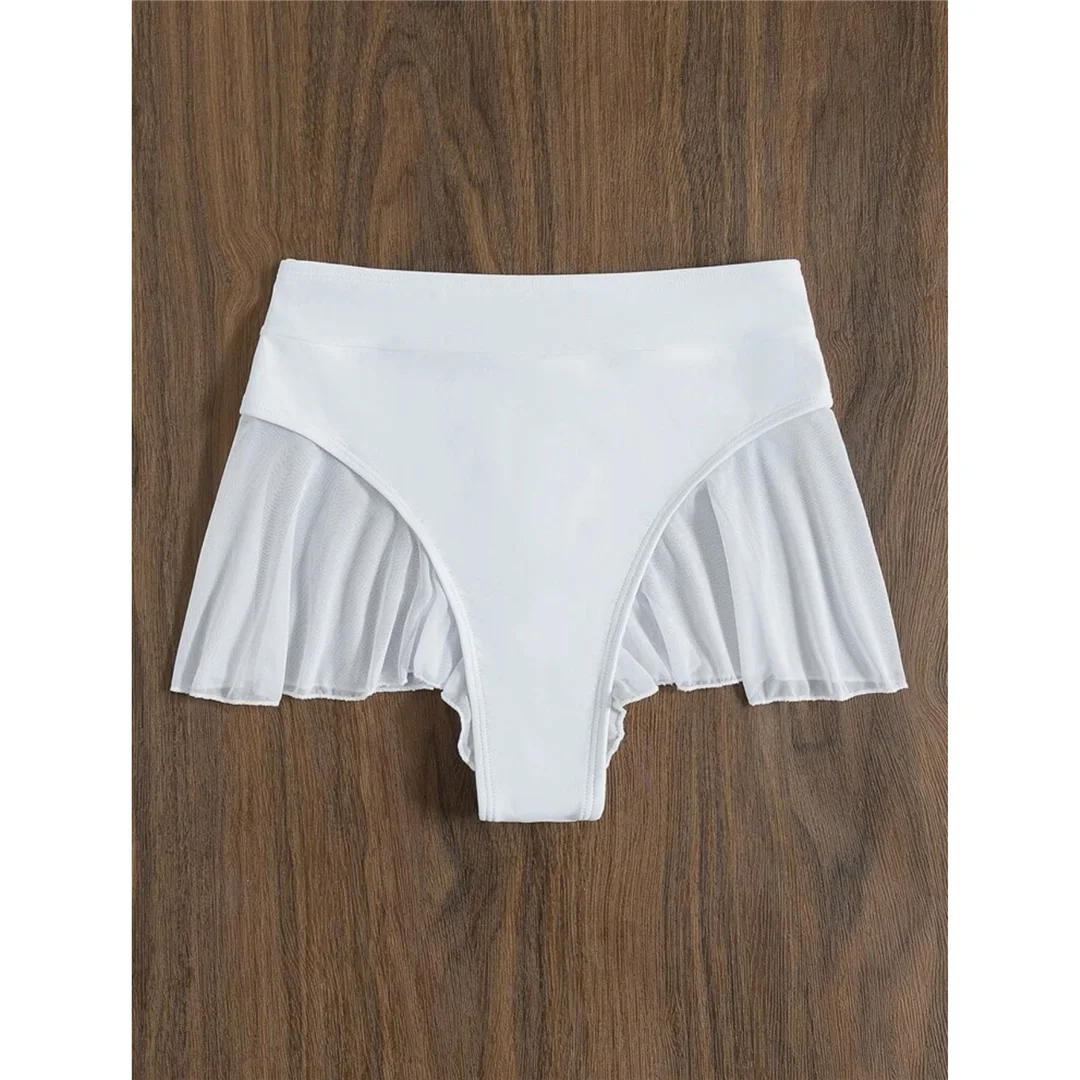 Neue sexy, gerüschte Mini-Micro-String-Bikinihose, Badehose für Damen, Bademode, brasilianische Tanga-Höschen, Unterwäsche V4267 – Detail 19