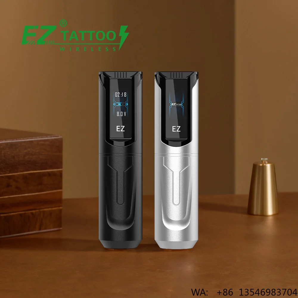 Wholesale EZ Tattoo Supplies P5 TS Bluetooth Digital Touch Screen Brushless Motor Wireless Tattoo Machine for PMU and Tattooing