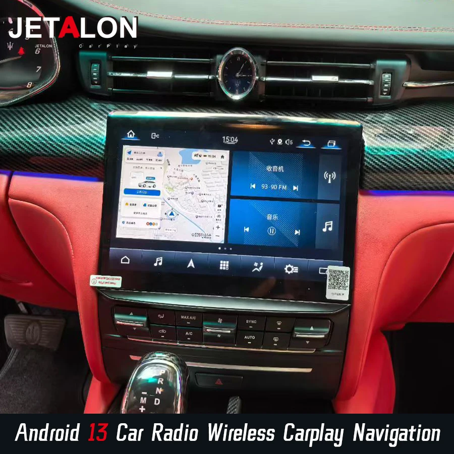 Android13 Wireless Carplay Car Radio For Maserati Quattroporte 2013-2020 Multimedia Video Stereo Player Navigator Auto Head Unit