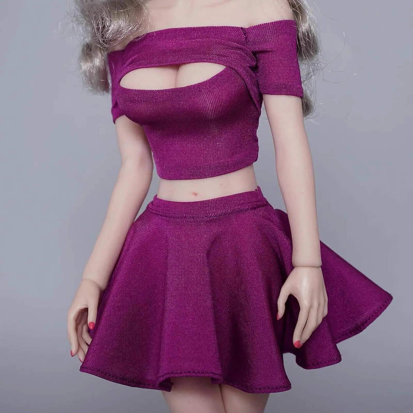 

Плиссированная юбка в масштабе 1:6 для 12-дюймовых фигурок, модный стильный наряд, аксессуар для косплея