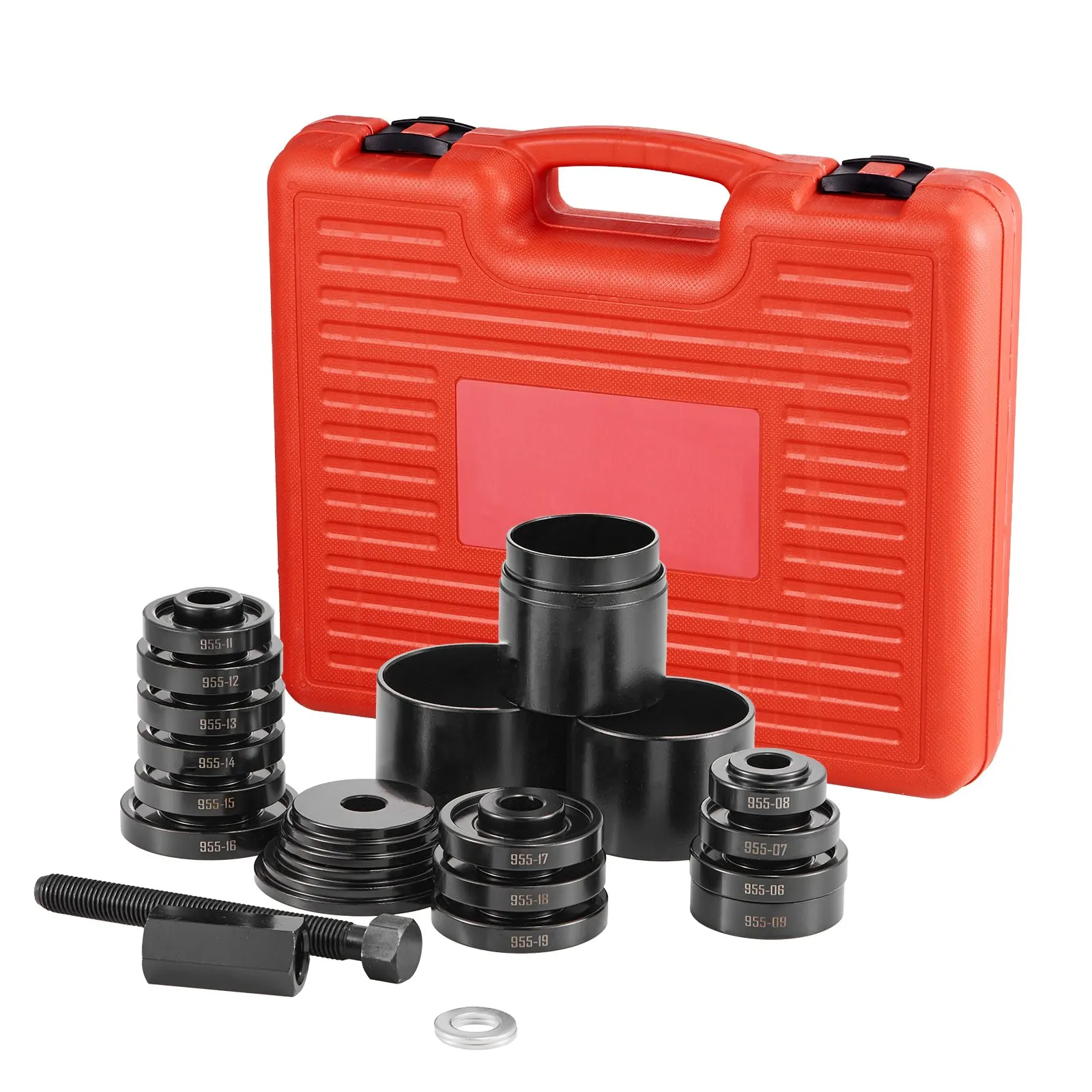

Wheel Bearing Press Kit, 23 PCS FWD Bearing Puller Tools, For Front Wheel Drive Bearing Removal And Installation, Wheel Bearing