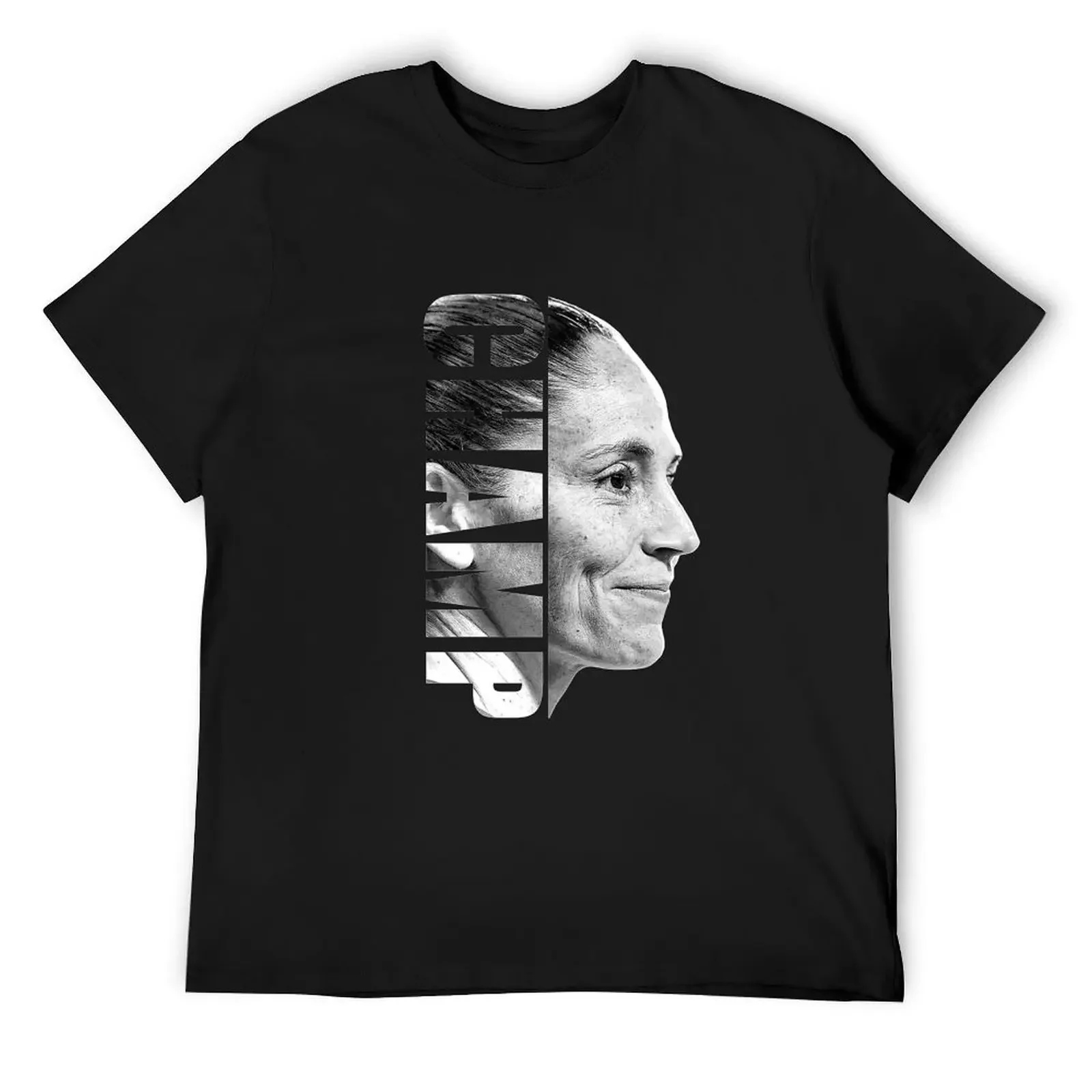 

Sue Bird - черная/белая футболка Champ, уличная одежда, забавные костюмы, фигурки аниме, тяжелые футболки для мужчин