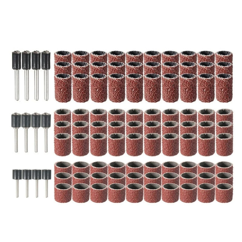 

28GF 102/132Pcs Sanding Bands For Nail Drills Grinding Sanding Discs Accessories
