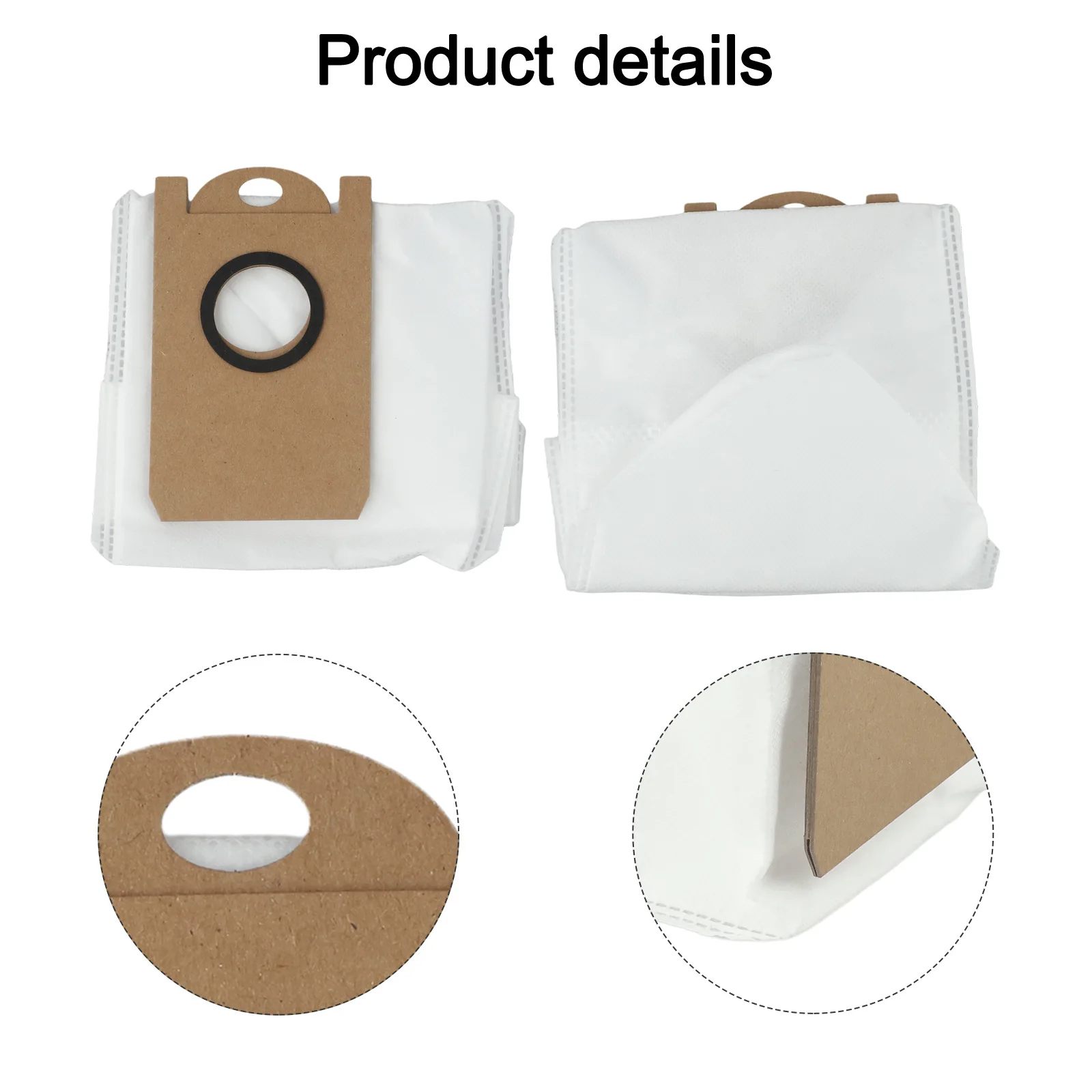 

Replacement Dust Bags (5 Pack) for Kogan For G80 Robot Vacuum and Mop Cleaner Designed for Optimal Filtration Efficiency