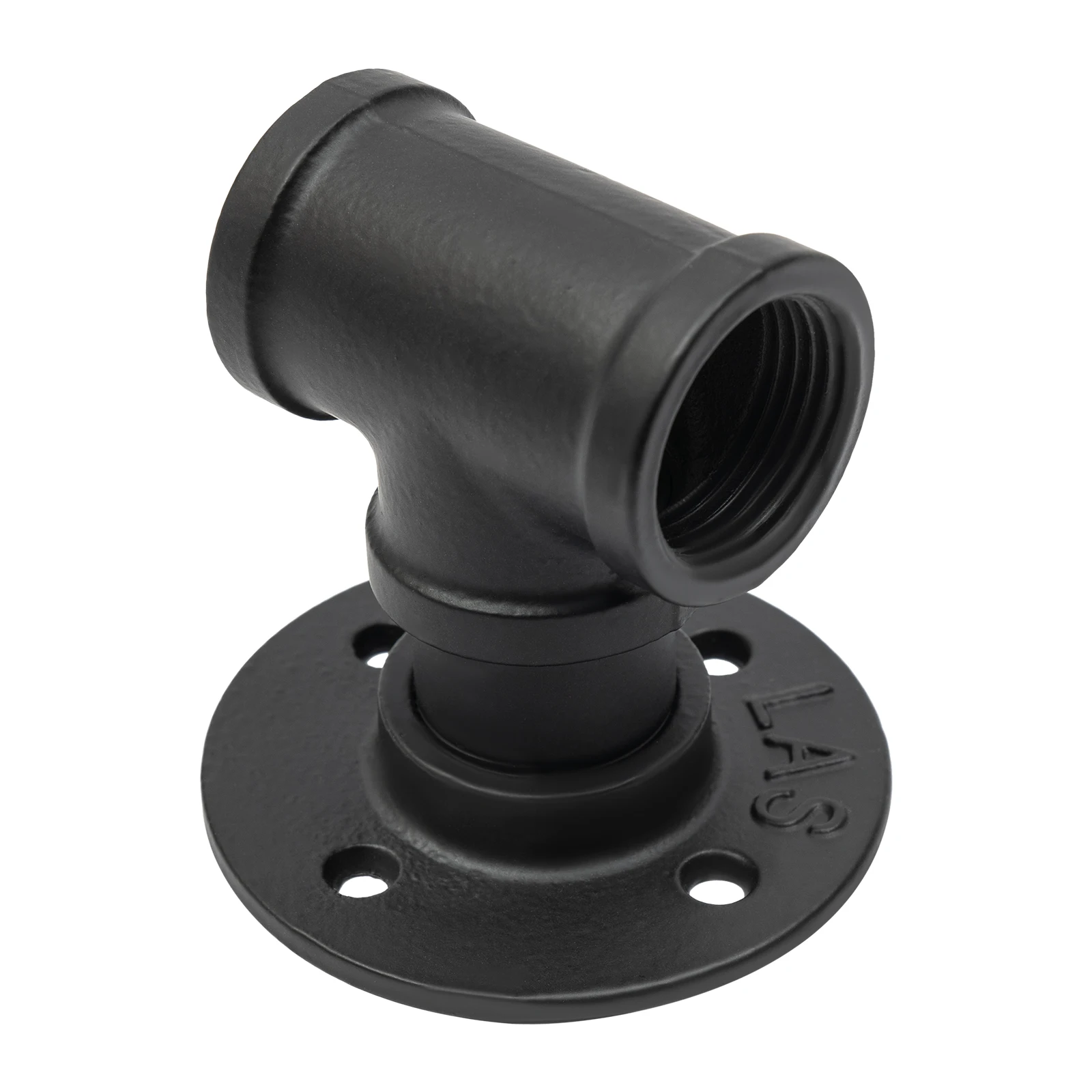 Corrimano per scale nero da 1,53 m, corrimano per kit di supporto per ringhiera con barra di sostegno a parete, corrimano per scale per interni ed esterni per carichi pesanti