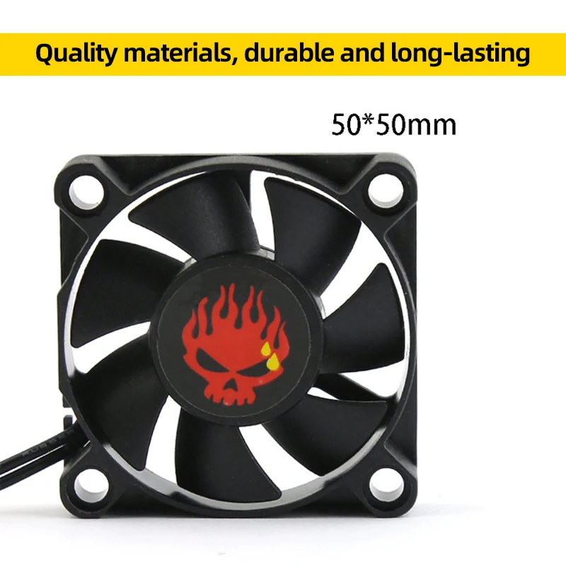 RC Car High Speed Cooling Fan Heat Sink 25/30/35/40/45/50mm Rapid Cooling Heat Dissipation Fan For 1/10 RC Car ESC Motor Parts