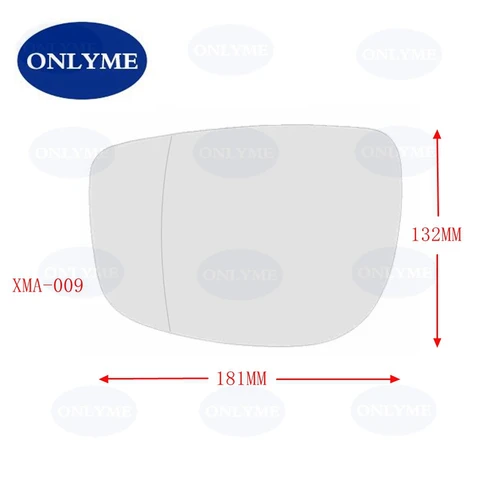Imagen 2 del producto Espejo de cristal calefactable gran angular para coche con luz de advertencia de punto ciego para Mazda Cx3 Cx-3 2015 2016 2017