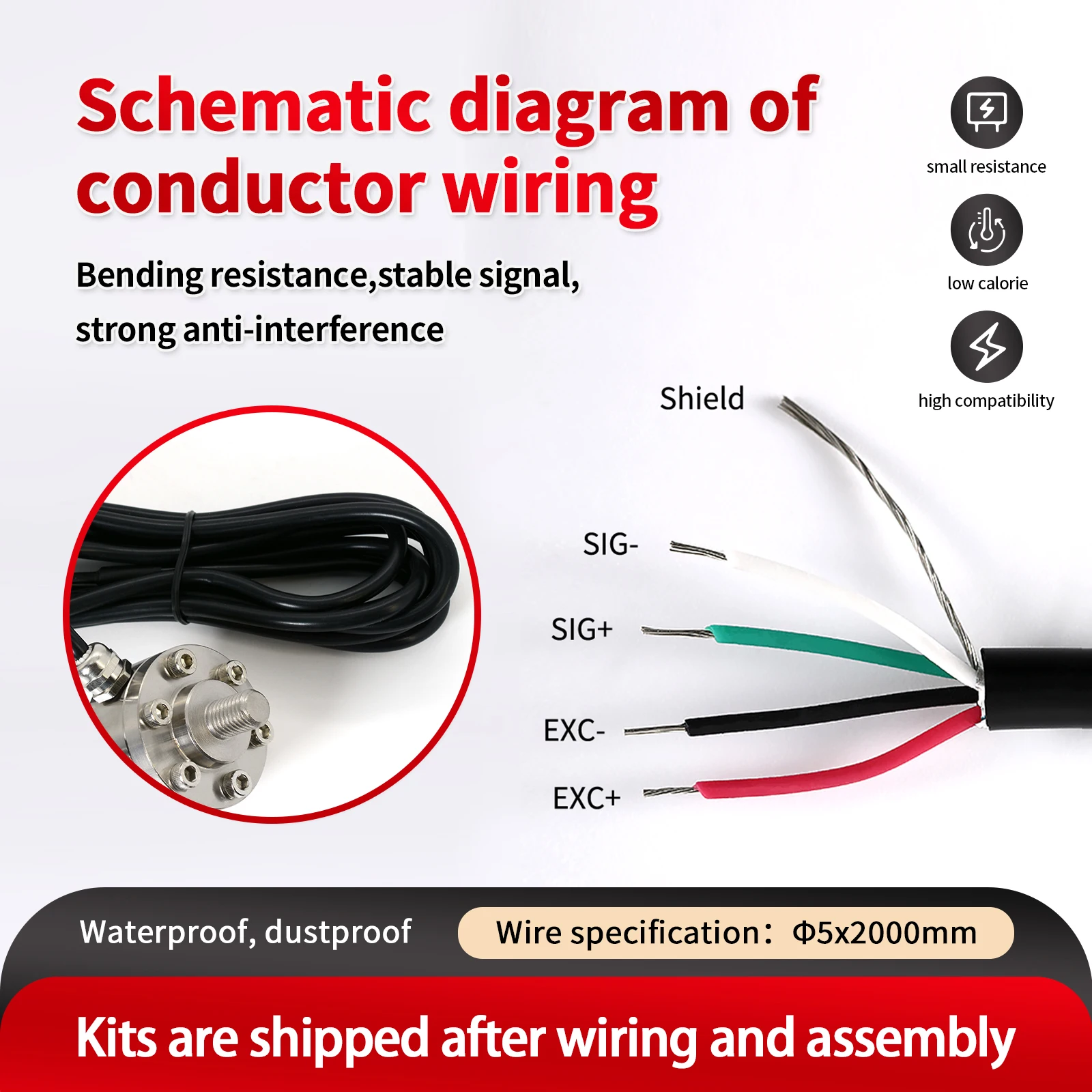 

High Precision Load Cell Sensor and Digital Force Gauge,Test Tensile Force and Compressive Force,Multiple Alarm Modes