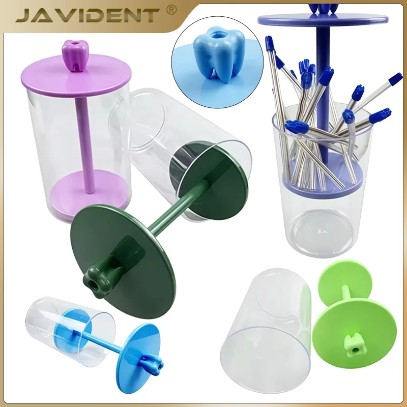 1Pcs Dental Saliva Ejector Storage Box Disposable Aspirator Tube  Dentist Spray Nozzle Tube Container Dust-Proof Storage Box