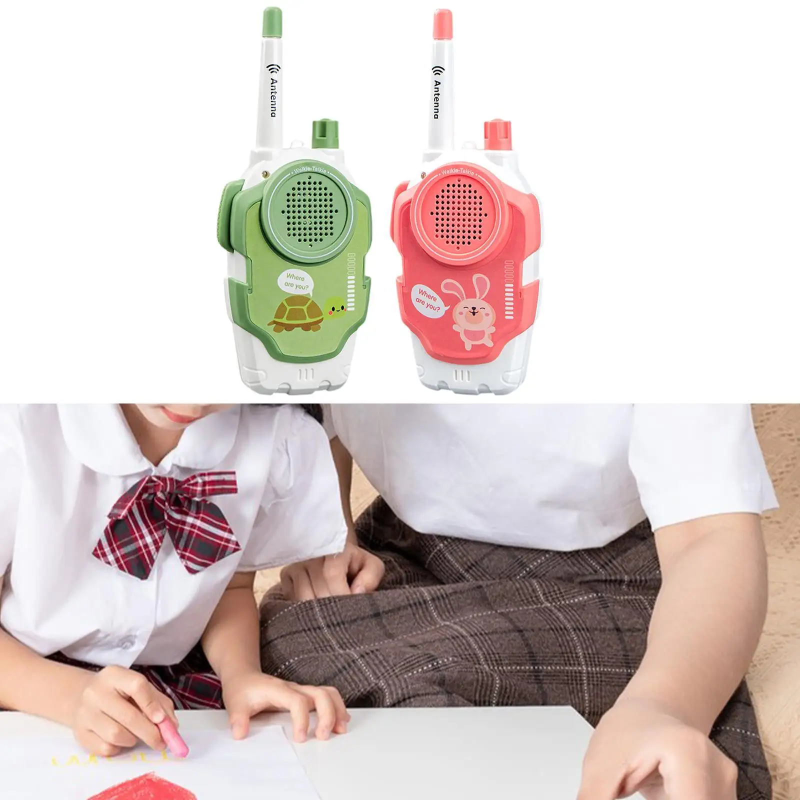 2Pcs Children Outdoor Activities Teens Hiking Hands Free Family Walky Talky