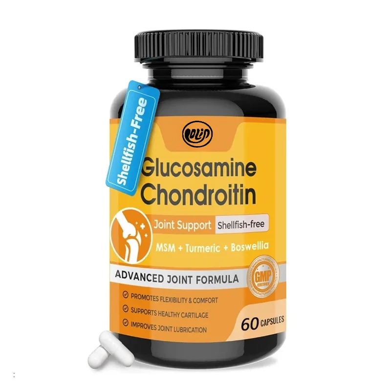 

Glucosamine chondroitin sulfate with turmeric joint support supplement,glucose and frankincense,used for joint health,60capsules