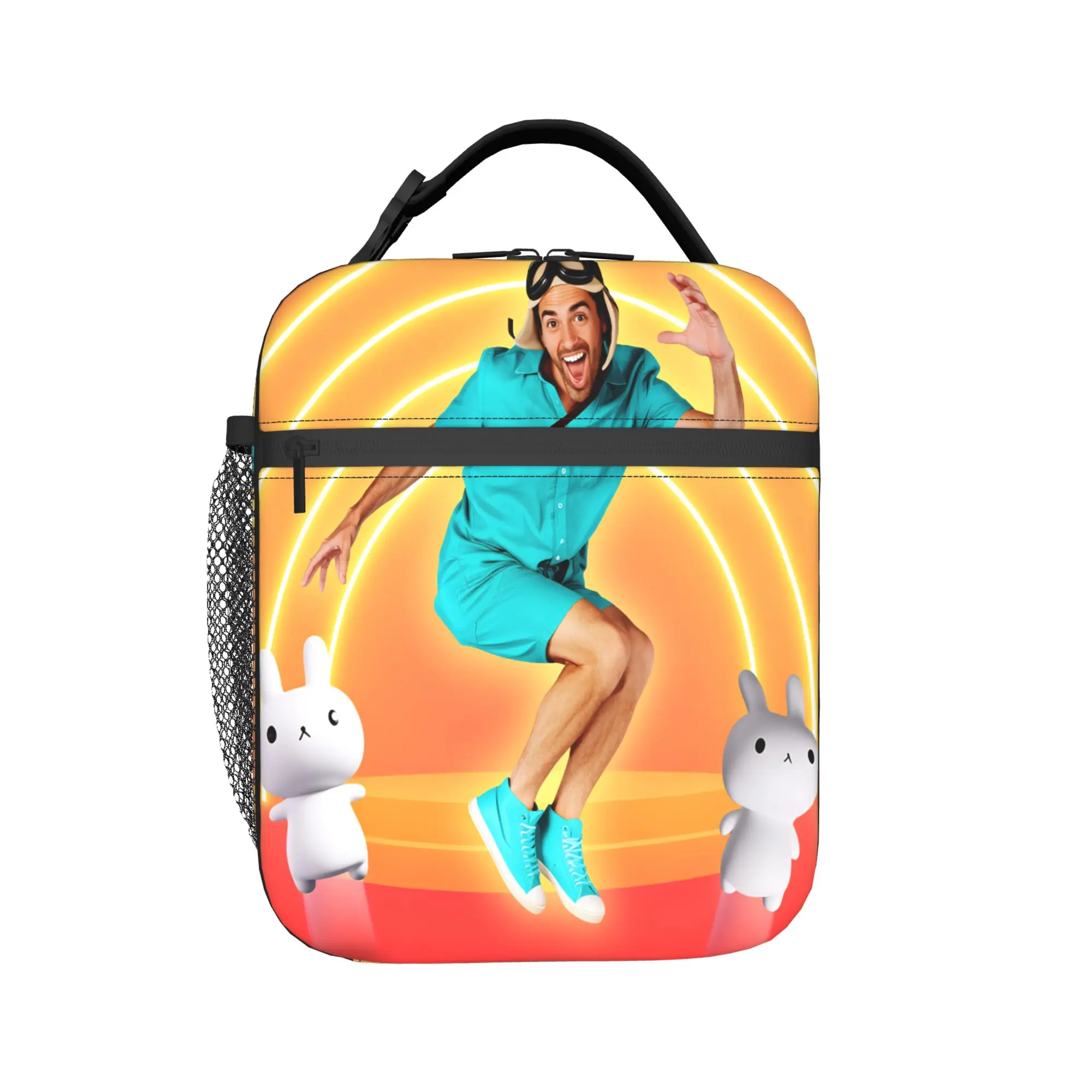 Dannys Go Lunch Bag  Funny Lunch Box For Child Travel Portable Cooler Bag Waterproof Print Thermal Lunch Bags