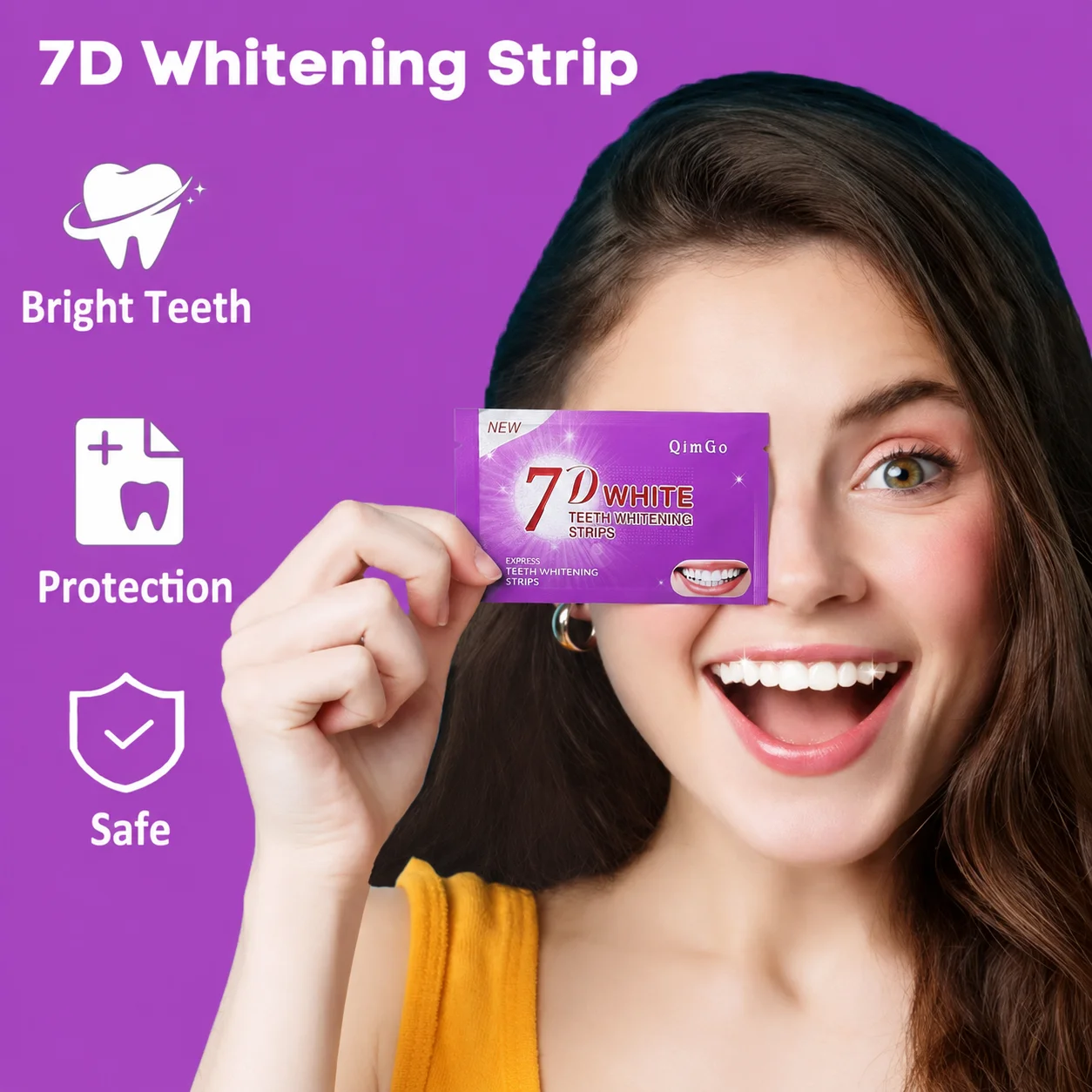 Paarse Tandbleekstrips, Geen G - Teeth Whitening Instant recensie en prijs