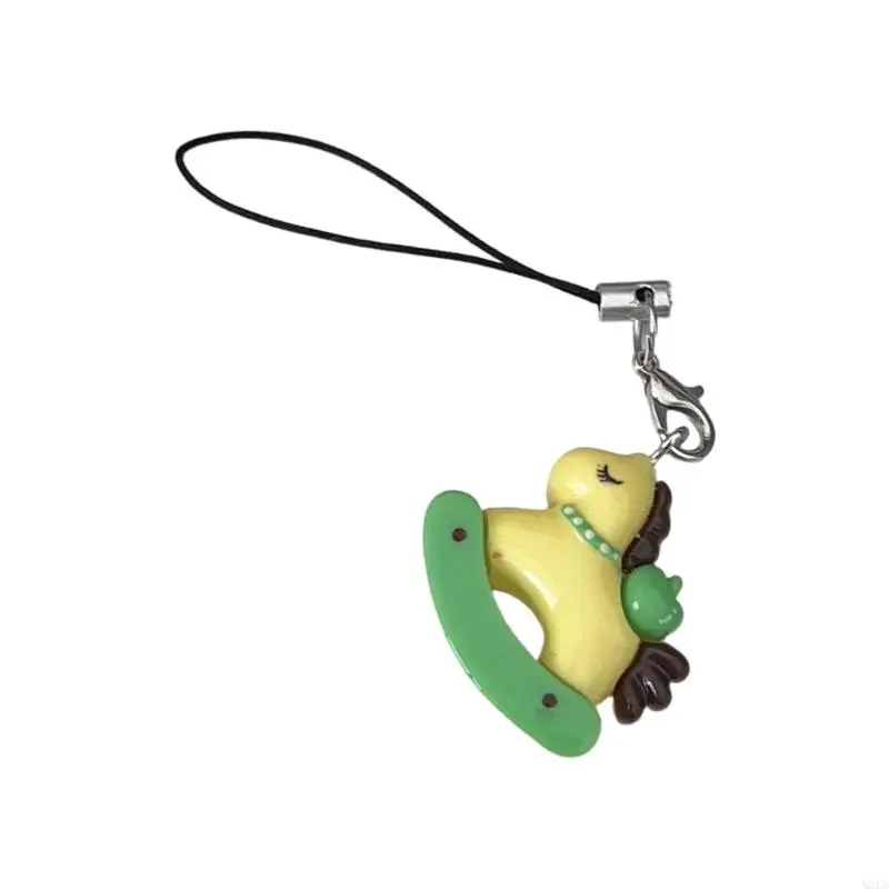 2026 New Multipurpose Phone Strap With Keychain Feature Colorful Horse Designs Accessory
