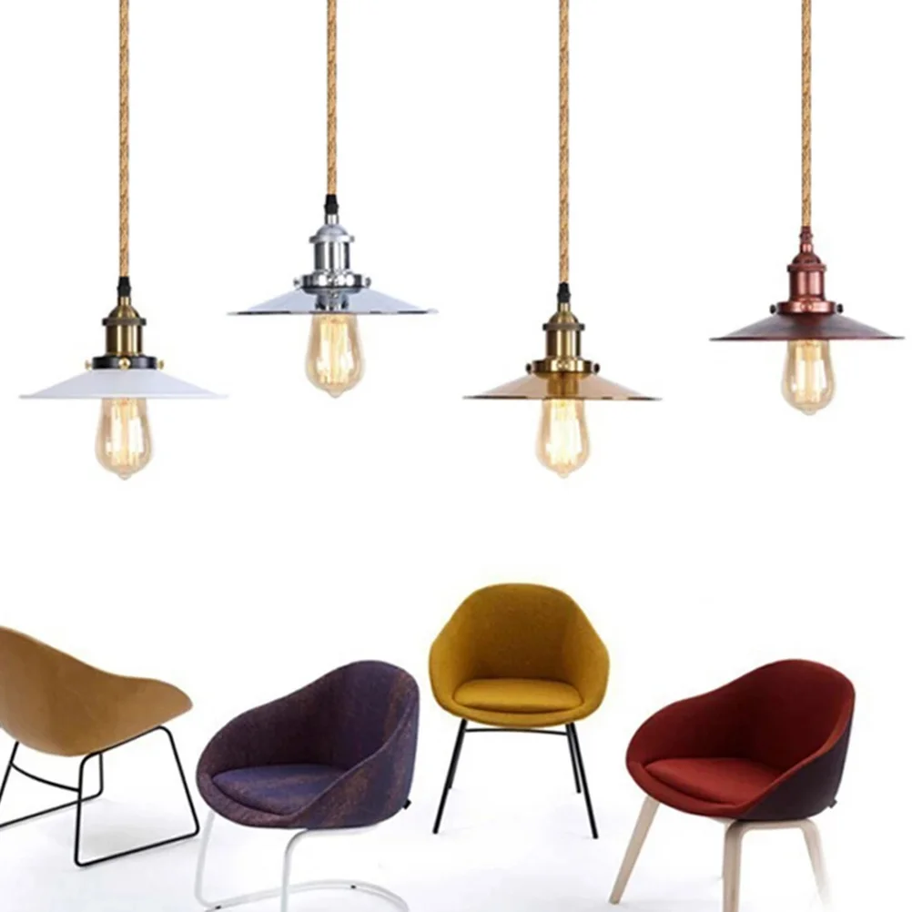 

1 шт., креативная веревочная форма, натуральный цвет, подвесной светильник «сделай сам», подвесной светильник, аксессуар, безопасный, эффективный, лен, ПВХ, медь