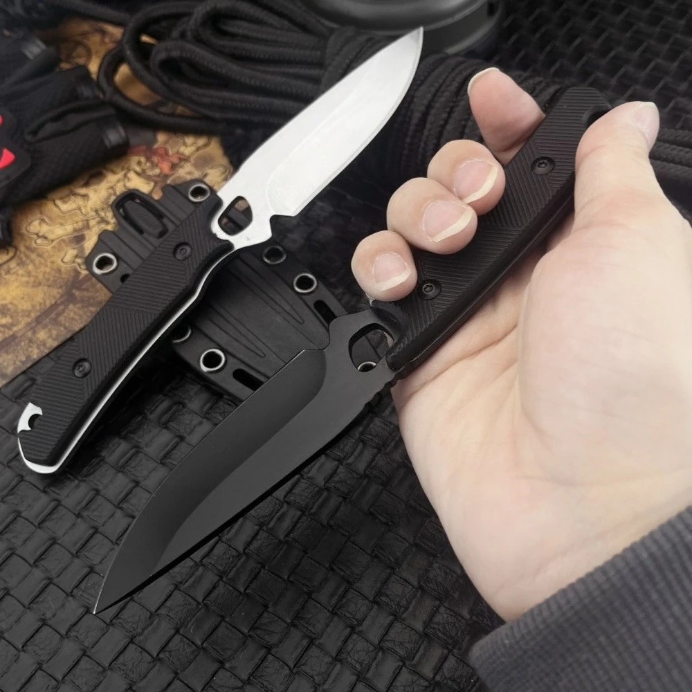 

Новый нож Seek Jungle с фиксированным лезвием 8Cr13MoV, стальное лезвие, нейлоновая ручка из волокна, ножны для ежедневного ношения, специальный нож для кемпинга на открытом воздухе