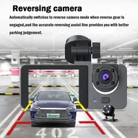 Car Dvr Camera 2/3 Channel 1080P Dash Cam for Cars WIFI&APP G-sensor night vision Front inside Rear View Camera for Vehicle
