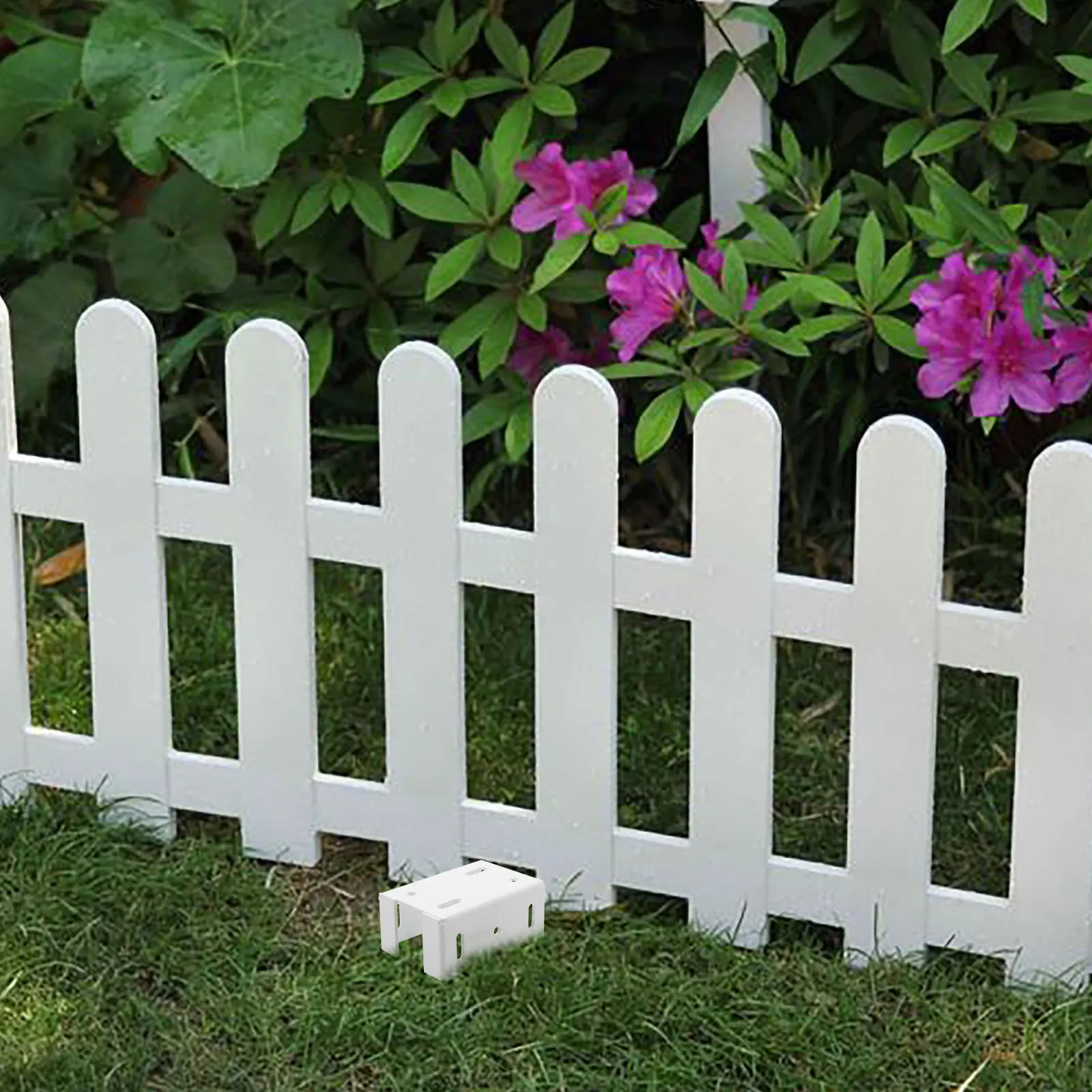 

2Pcs Steel Fence Brackets Wood Rail Support Heavy Duty Railing Connector Repair Kit Weather Resistant Stylish Protection