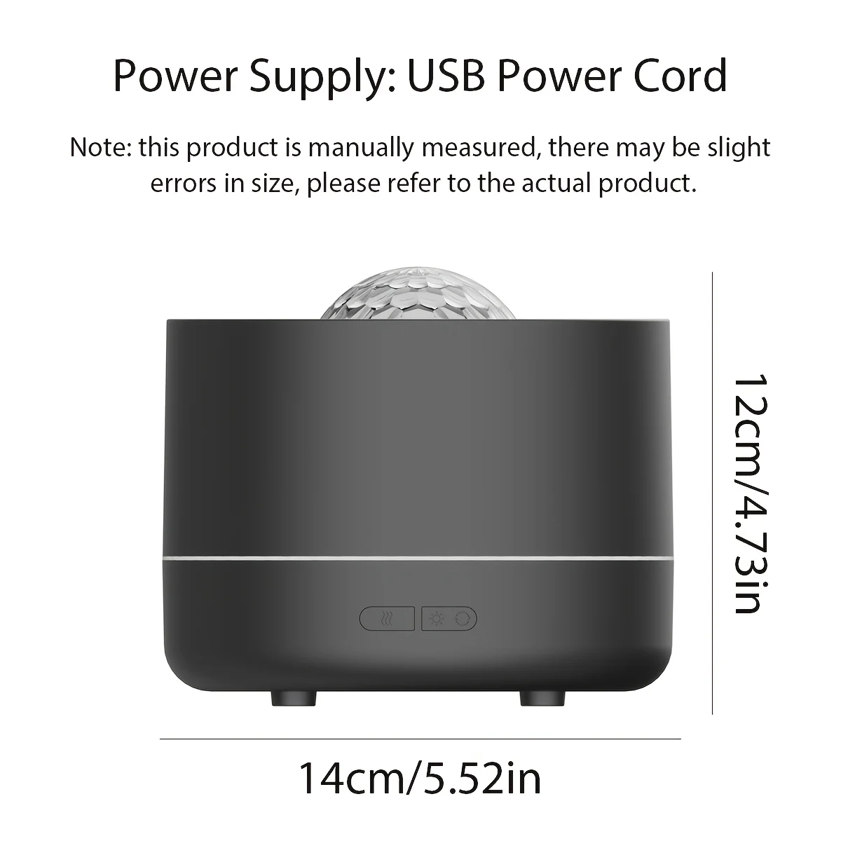 2025 جديد ستار الإسقاط المرطب الملونة التدرج الغلاف الجوي الإضاءة 360 °   إسقاط دوار لغرفة النوم/المكتب/الفندق