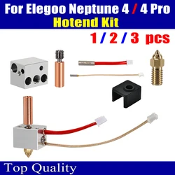 For Elegoo Neptune 4 Hotend Kit Nozzle for Elegoo Neptune 4 pro Heated Block Thermistor Cartridge Heater Neptune4 Pro Hotend Kit