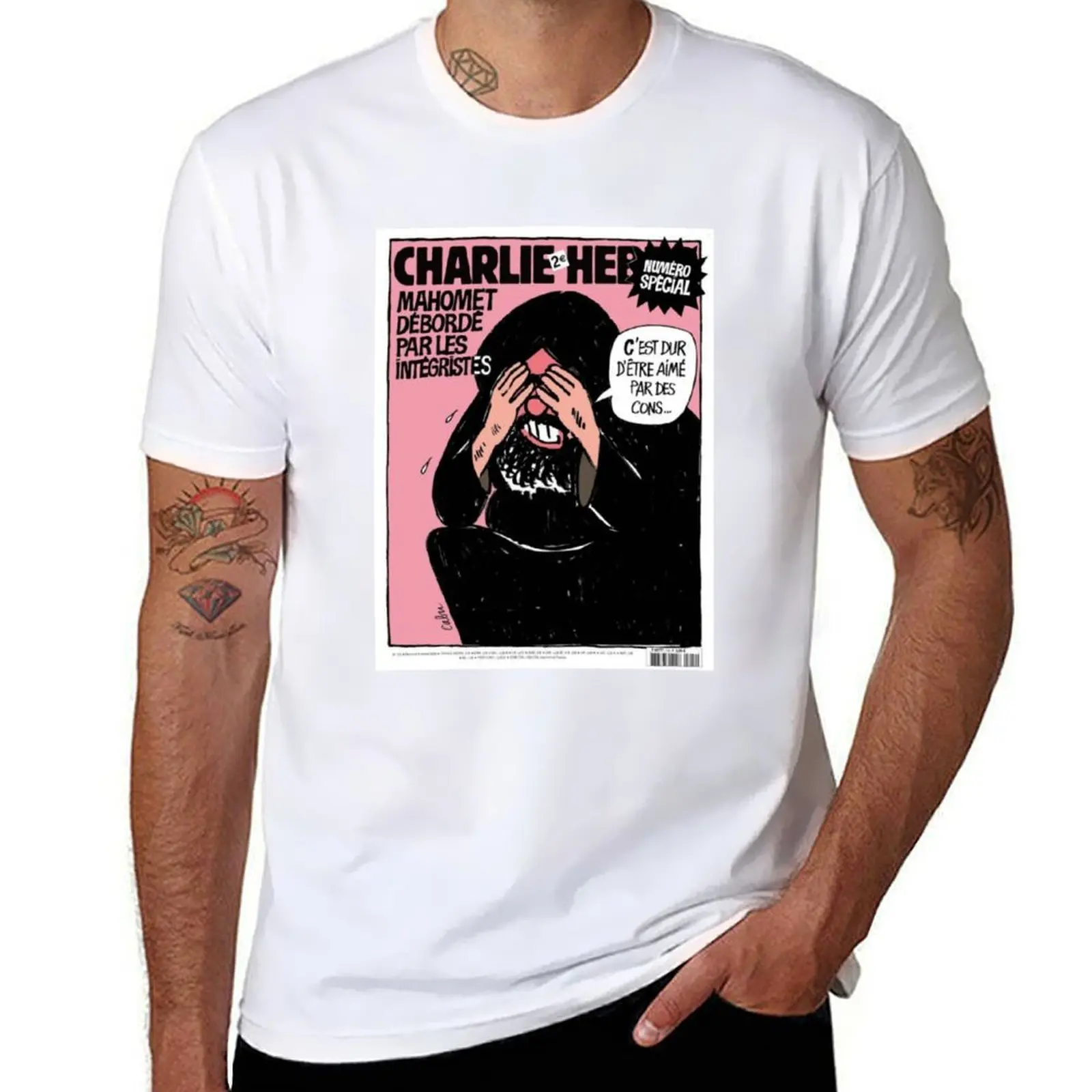 

Charlie Hebdo 3 T-Shirt t shirt man casual t shirt man luxury T-Shirt