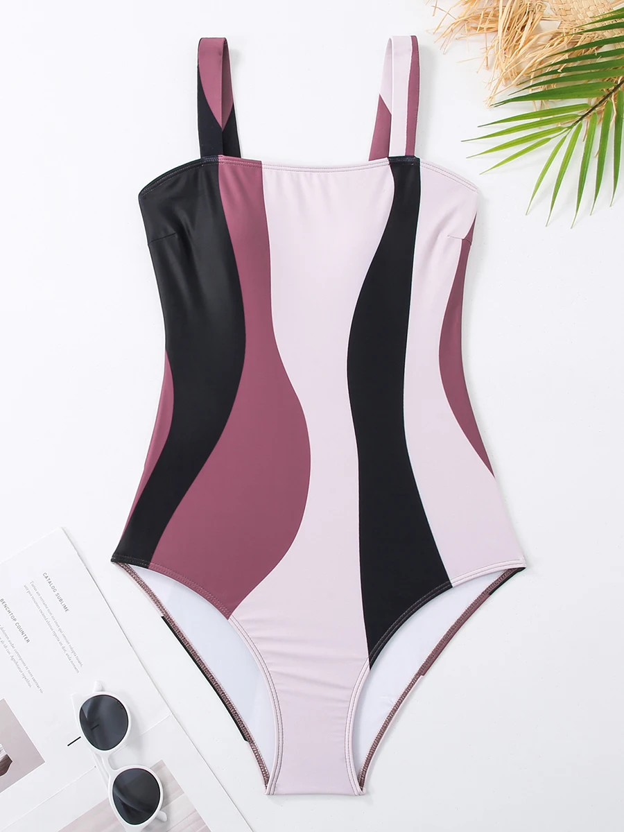 2024 Print Swimsuit Women One Piece Sexy Swimwear Female Beachwear Bathers Bathing Swimming Swim Suit