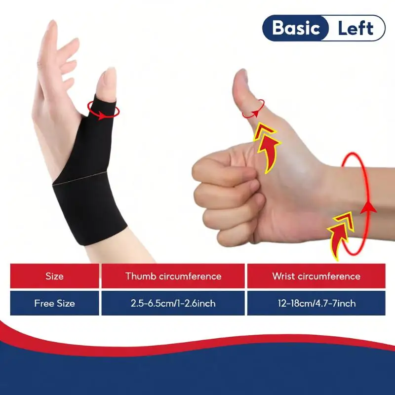 (.) Wrist Brace With Thumb Support Flexible Wrist Support For Arthritis To Relieve Finger Pain For Arthritis Patients