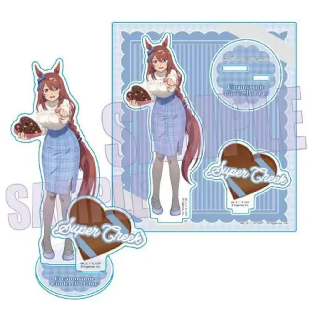 Uma Musume Pretty Derby New Style 15CM 10CM Double-sided HD Printing Anime Cute Acrylic Stand Keychain Cosplay Desk Decor Gifts