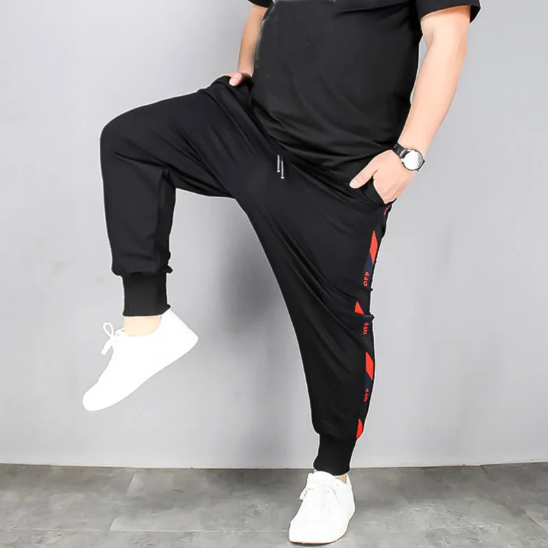 plus size 7XL 8XL 11XL 12XL men sweatpants spring Autumn oversize soprts pants Stretch Elasticity loose pants 170KG 70 72 74 76