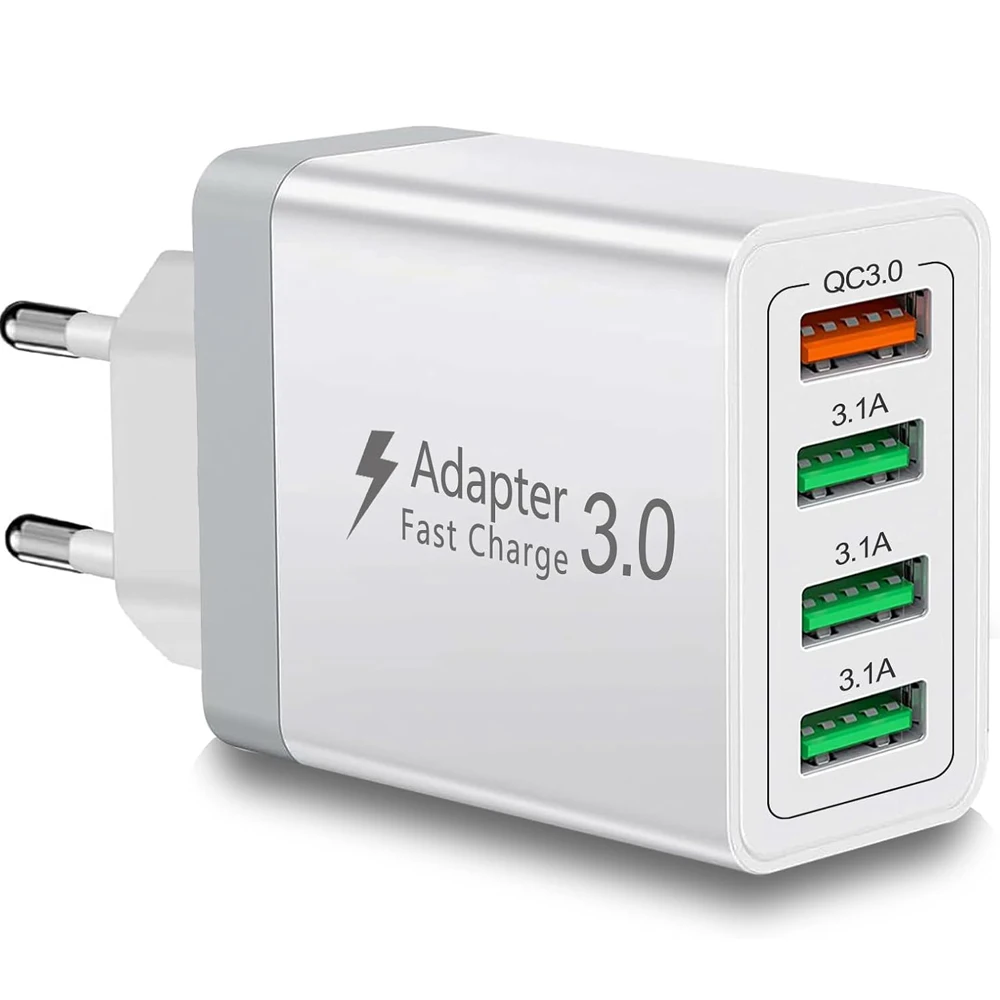 Eu Plug 4-Ports USB…