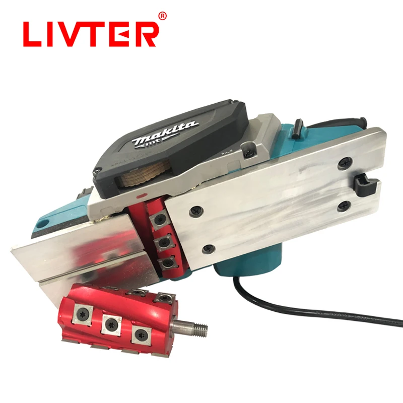 LIVTER Portable Electric Planer Spiral Cutter Head for Bosch 82mm Makita 110mm Replacable Inserts In Stock