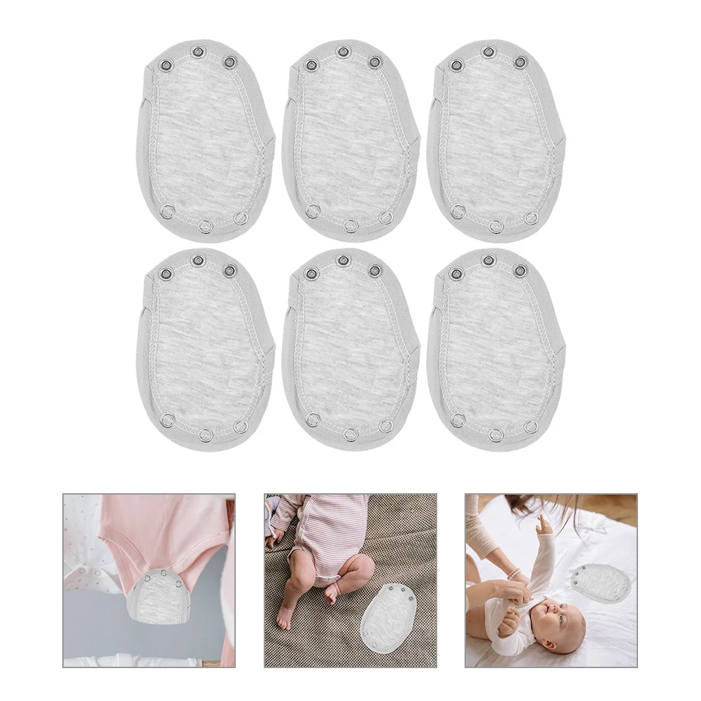 

6 Cs Baby Robe Extension Film Jumpsuits Extenders for Toddler Boy Bodysuit Snap Lengthen Aluminum Alloy