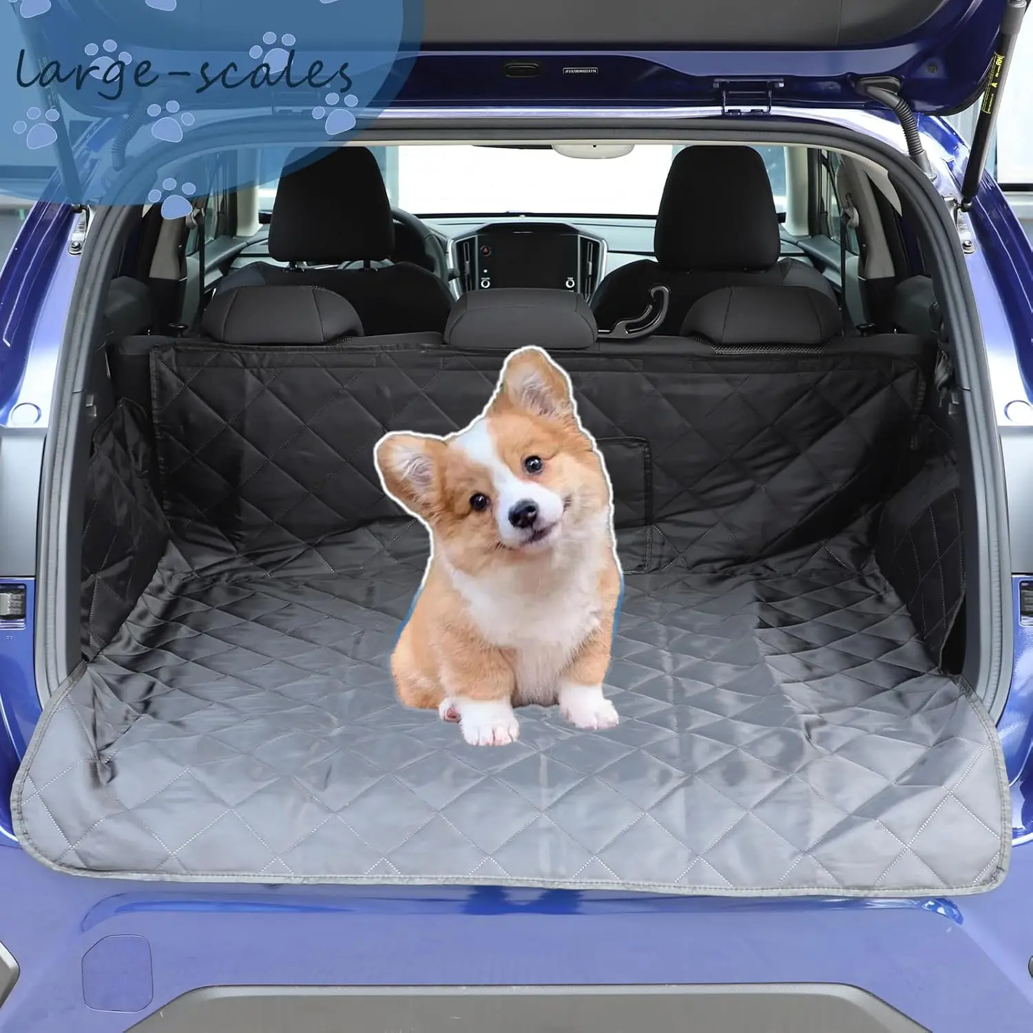 الجذع مقاوم للماء عدم الانزلاق كلب مكافحة القذرة وسادة حصيرة لسوبارو Crosstrek 2024-2025 البضائع بطانة منطقة حامي غطاء الملحقات #2