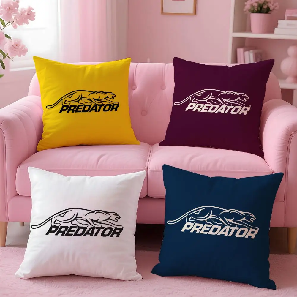 Movie P-Predator Cushion Cover Breathable Linen Pillowcase Summer Odorless Eco-Friendly Invisible Zipper Washable