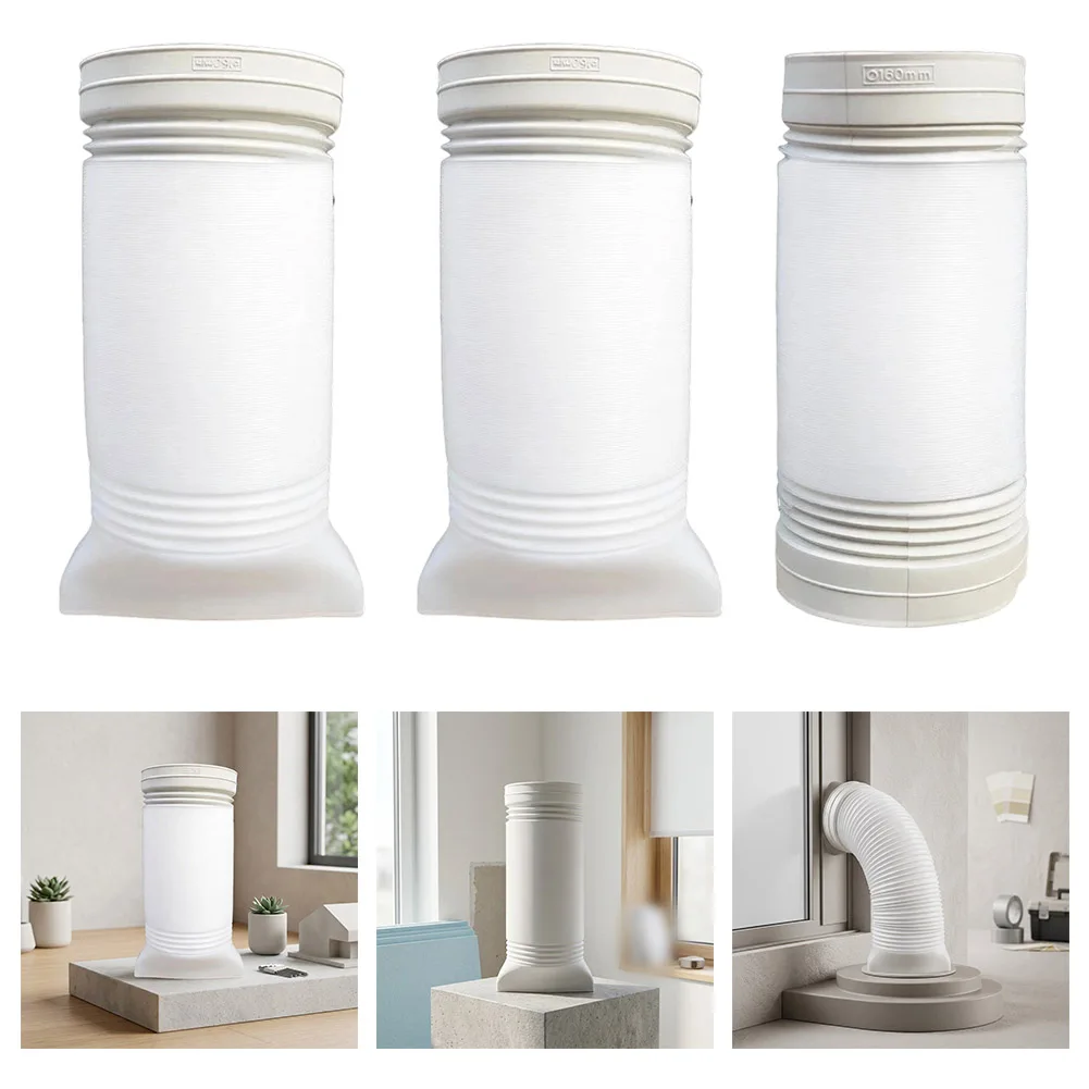 Airtight Duct For Air Conditioning Air Conditioner Flexible Air Duct Portable AC Duct 160mm Diameter Leak-resistant Design