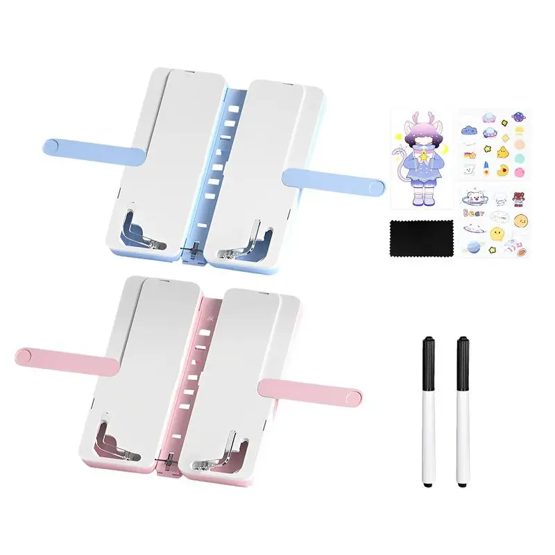 Pencil Case Multifunctional Bookshelf 2-in-1 Book Holder Stand Multifunctional Bookshelf for Efficient Space Foldable Adjustable