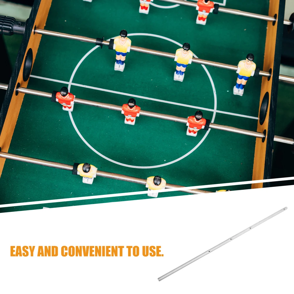 

Foosball Rods Table Football Motor Steel Pipe Replacement Parts Metal Operation Pole Stable Handle Smooth for Kids