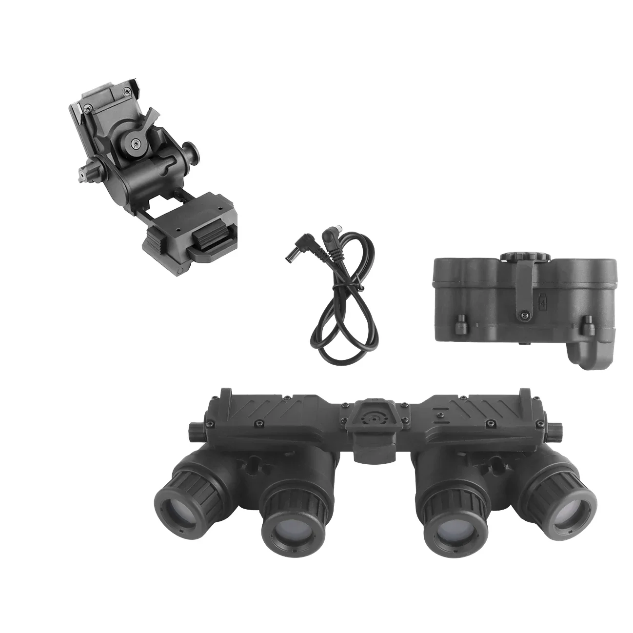 タクティカルヘルメット-gpnvg-18-ナイトビジョンゴーグル-nvg-モデル-ナイロン-l4g24-マウント