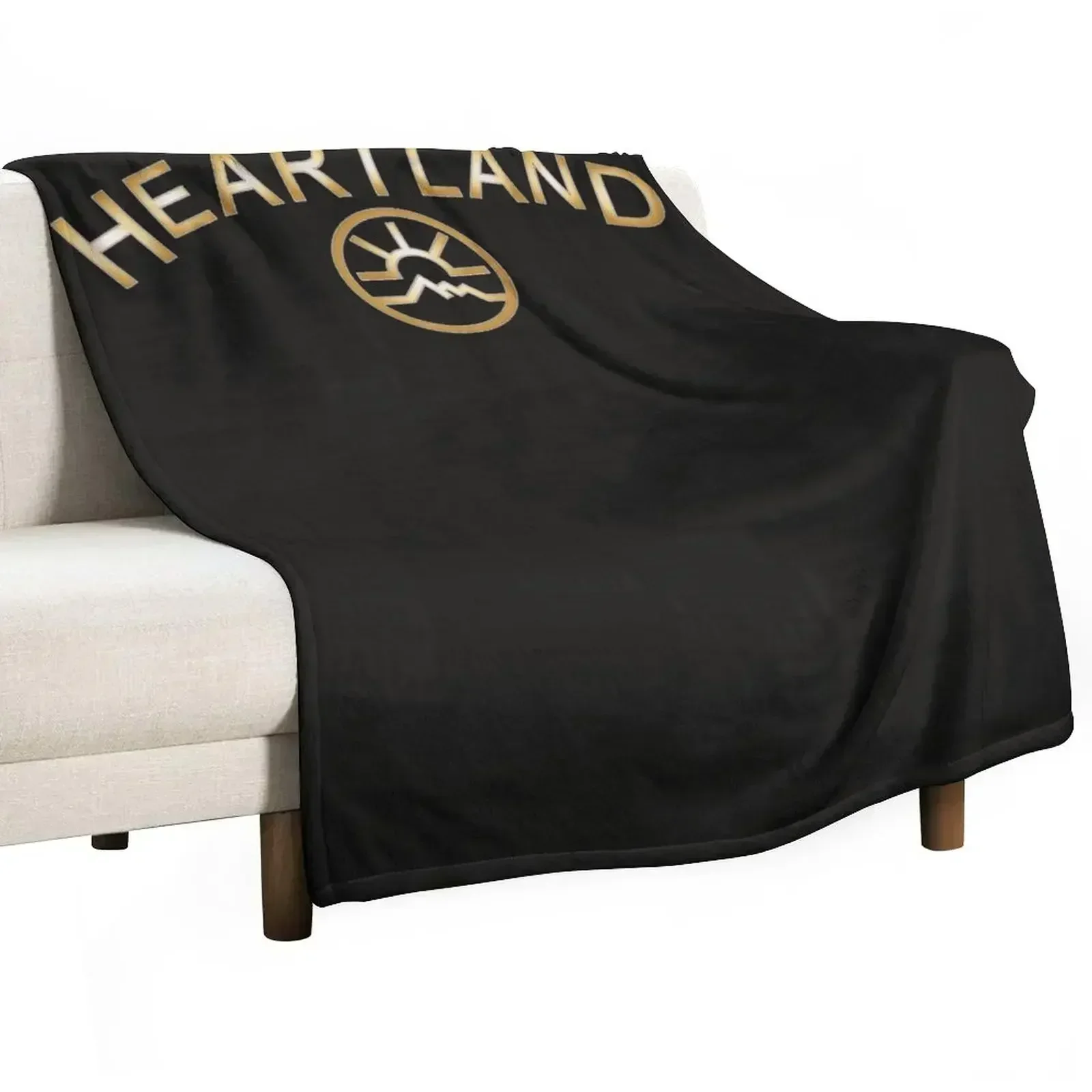 

Heartland Logo Throw Blanket for winter Decorative Sofa christmas gifts Flannels Blankets