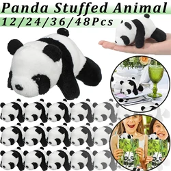 12-48Pcs Panda Stuffed Animal Bulk Panda Plush Animal Toy Mini Stuffed Animals Small Soft Stuffed Panda Party Favors