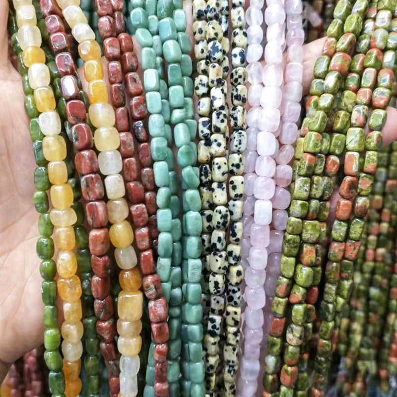 New Natural Stone 5 * 7mm Loose Beads Handmade DIY Bracelet Necklace Earrings Accessories Wholesale