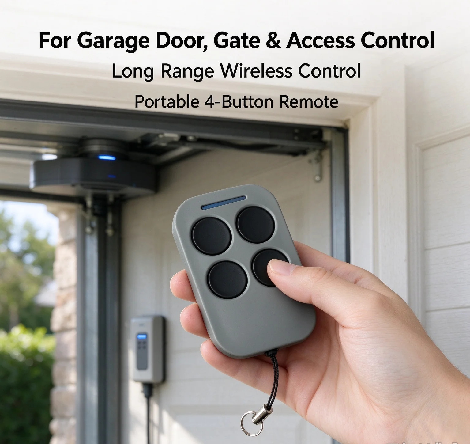 433.92mhz Rolling Code Garage Door Gate Opener Remote Control